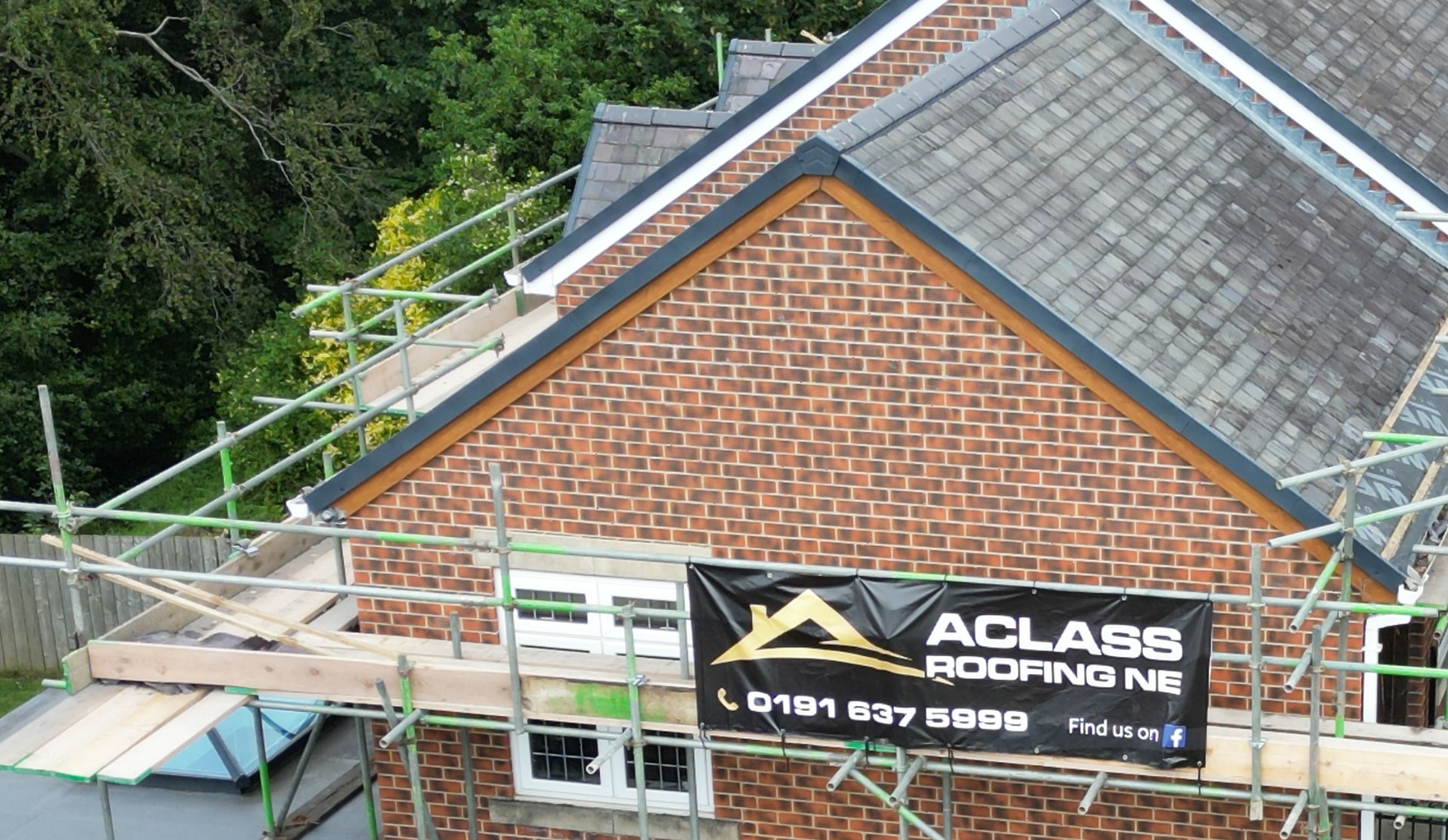 fascias & soffits carried out by A Class Roofing NE on a North East property