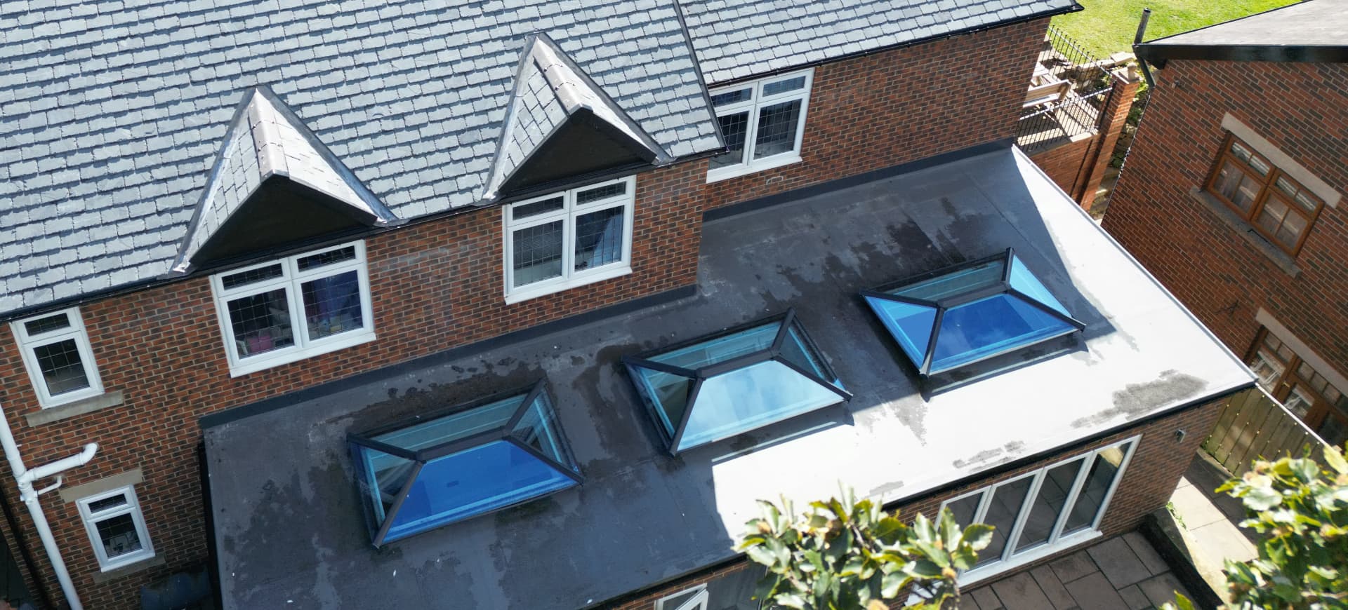 flat roofing carried out by A Class Roofing NE on a North East property